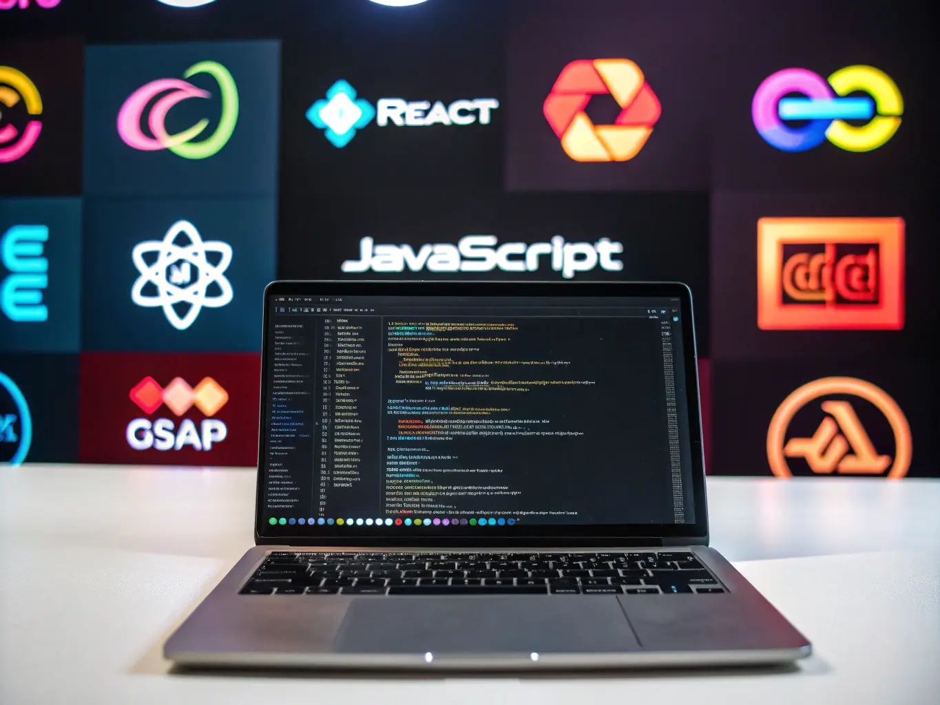 An engaging image displaying JavaScript code with the JavaScript logo, representing JavaScript resources.